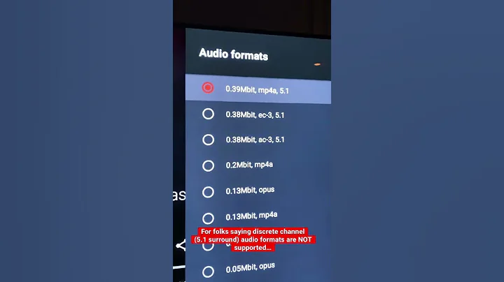 YouTube DOES support 5.1 🔊 audio formats!