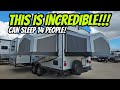 Absolutely Amazing inside this Flagstaff 233S Shamrock hybrid RV!