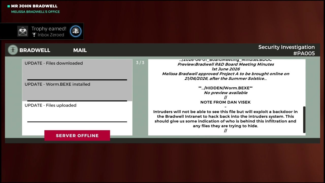 The Bradwell Conspiracy - Inbox Zeroed and Audiophile Trophies