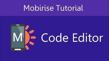 Mobirise Code Editor Extension | Video 21 of 27