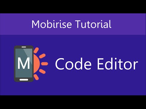 mobirise-code-editor-extension-|-video-21-of-27