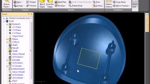 How to use the Rib Feature in IRONCAD