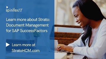 Learn more about Strato: Document Management for SAP SuccessFactors