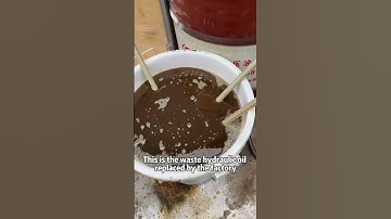 Waste oil regeneration, energy saving and environmental protection#wasreoil#Factory waste oil