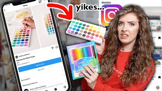 Trying INSTAGRAM Shop Tab ART SUPPLIES..these are BAD