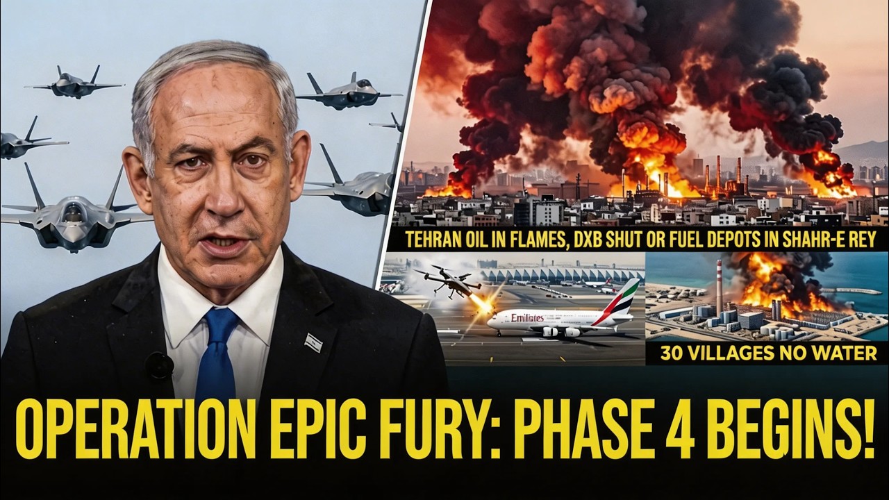 Tehran’s Oil Fields in Flames! US & Israel Launch 