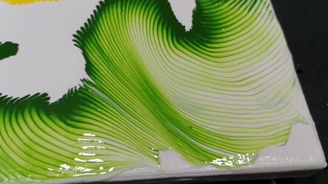 Fluid Art - Chain Pull - Acrylic Paint Pouring - Flowing Technique ...