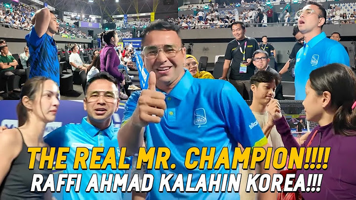 RAFFI AHMAD WINS AGAIN!!! MAKES INDONESIA'S NAME FAMOUS!! SUCCESSFULLY DEFEATS KOREAN TENNIS!!!