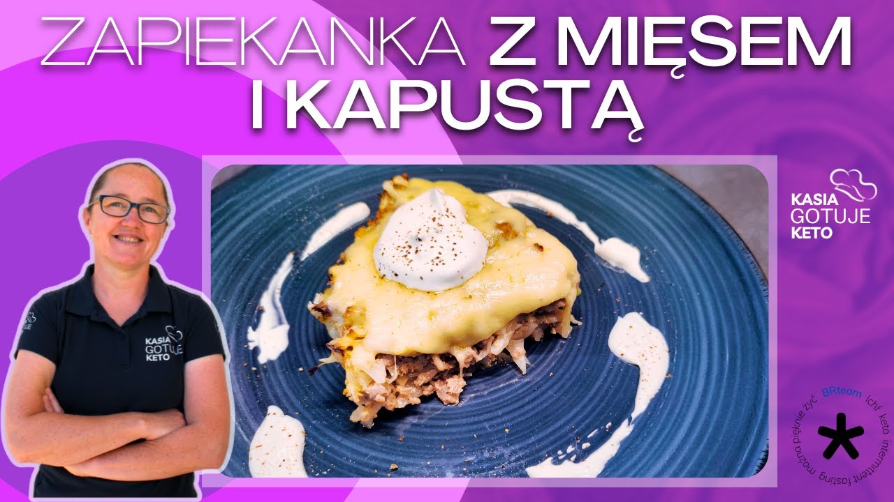 Kasia Gotuje Keto  - Zapiekanka z mięsem i kapustą