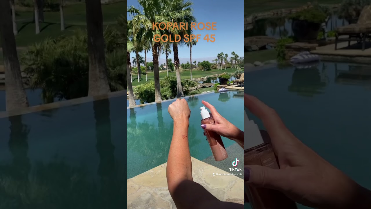 KOPARI Rose Gold SPF 45…I’m OBSESSED!! 