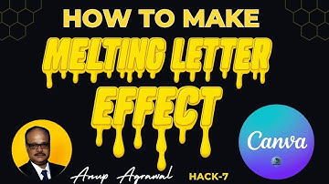 Make MELTING TEXT in Canva 👀💧 Super Easy Tutorial!