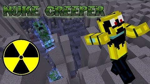 BLOW UP THE WORLD!!! - How to make a Nuke Creeper in Minecraft