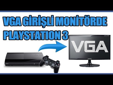 Video: Sony Playstation 3 Monitöre Nasıl Bağlanır