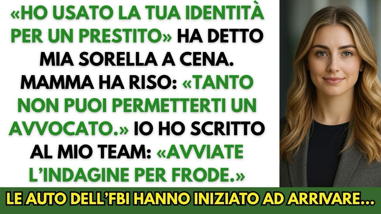 Mia sorella ha usato la mia identità per un prestito da 85K  Non sapeva chi fossi davvero