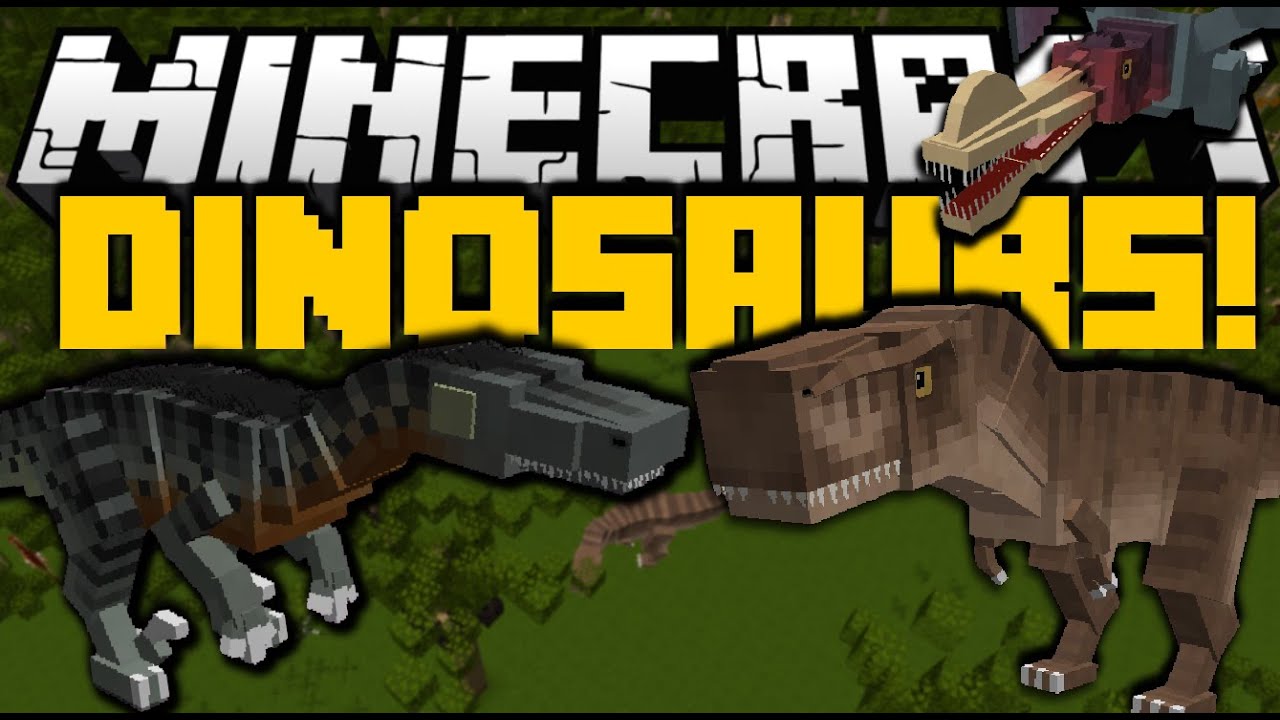 Minecraft: DINOSAURS JURASSIC WORLD (Indominus Rex, Fish 