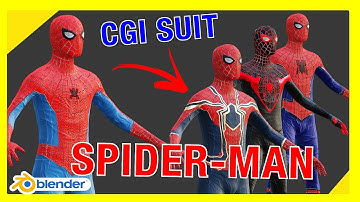 MAKE YOUR OWN SPIDER-MAN CGI SUIT: Part 1/3 [Blender tutorial]