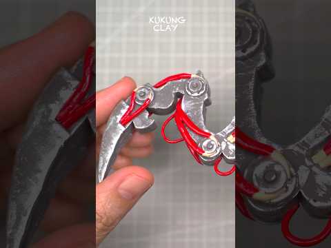 Making the Prototype’s Leg with Polymer Clay | Poppy Playtime Chapter 5 #shorts
