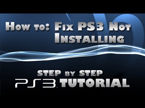 PS3 not installing a download fix (error 80029564)