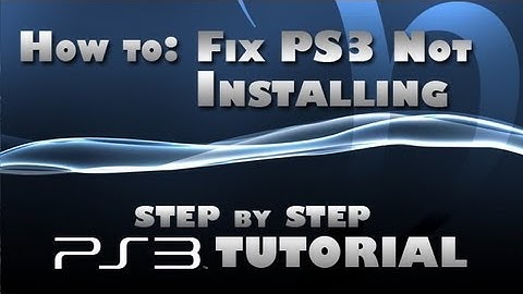 PS3 not installing a download fix (error 80029564)