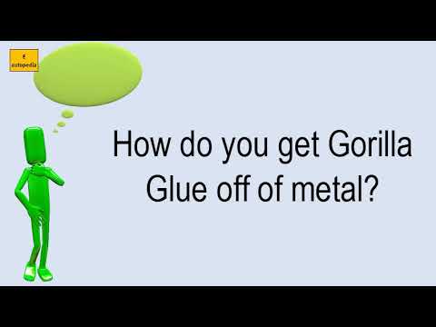 How Do You Get Gorilla Glue Off Of Metal? - YouTube
