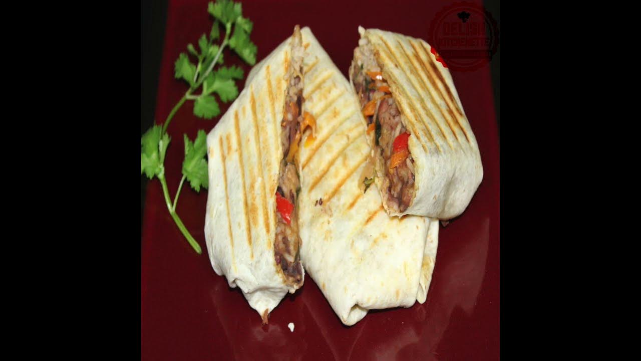 Mexican Burrito Mexican Veg Wrap Recipe Chipotle Style Mexican Veg