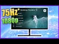 Xiaomi monitor 1c test  ips 75hz 6ms 1080p 