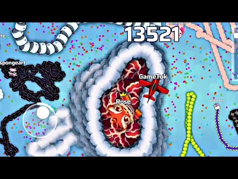 Snake Io 🐍 Red Edge 540 Vs Nian Dragon Epic SnakeIo Gameplay