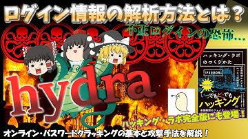 【Webのログイン認証の突破方法！】不正ログインの恐怖... hydraを使ったパスワードクラッキングの基本と攻撃手法解説！ ハッキング・ラボ完全版でも使用されるツール！ No.117