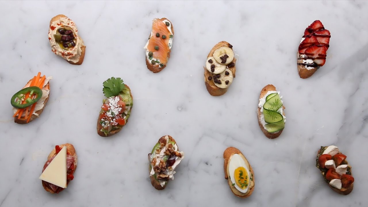 Crostini 11 Ways For Your Next Party • Tasty