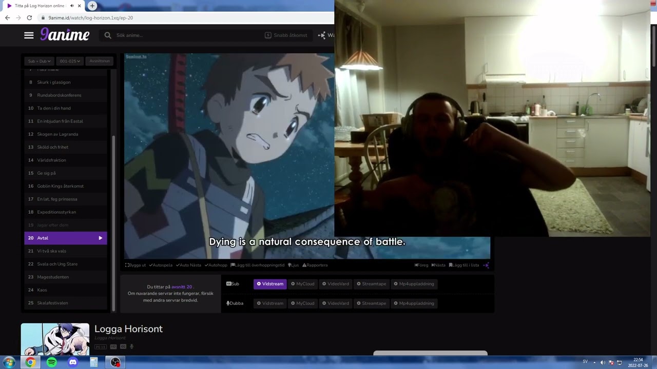 Log Horizon Episode 20 Reaction 