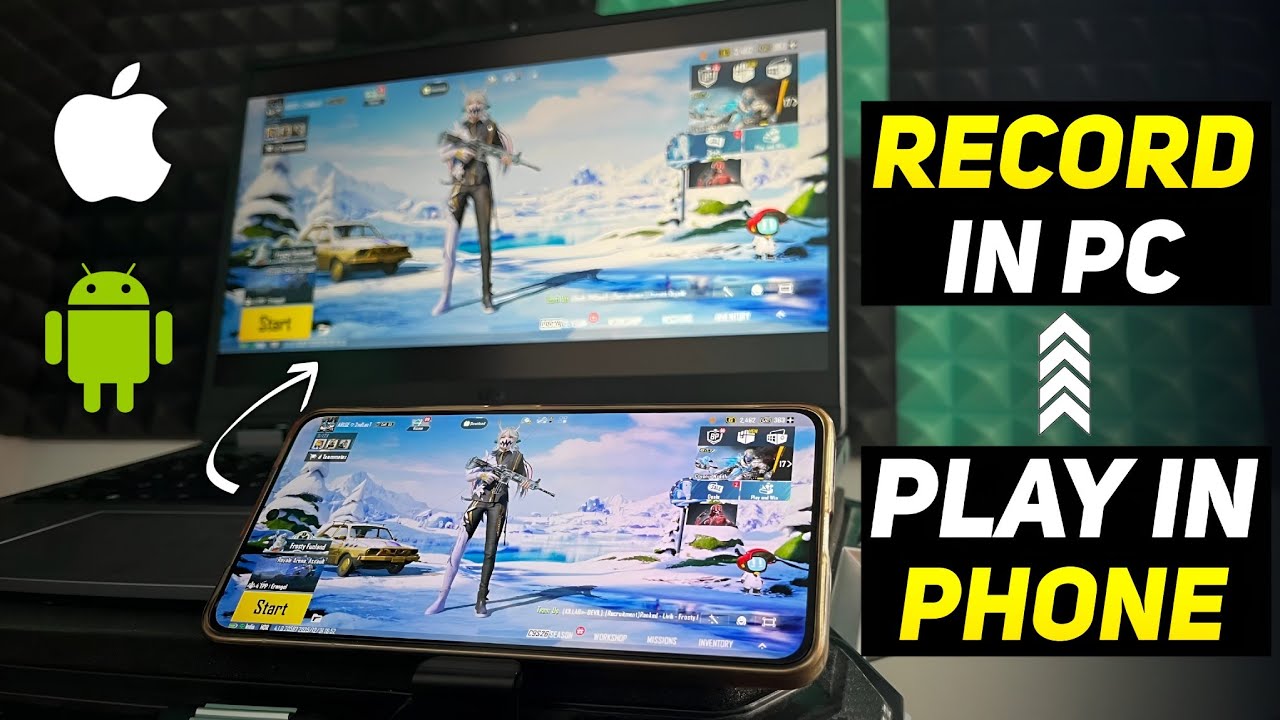 How to Record Mobile Phone Gameplay on PC OBS 🔥 Record Phone Screen On Laptop | Android/iPhone
