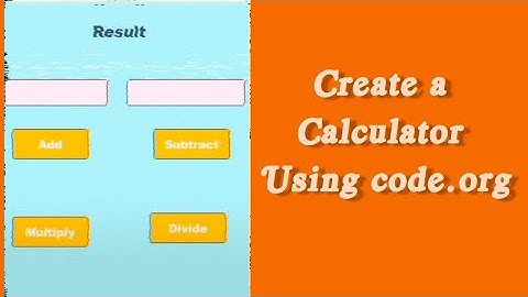 How to create a simple calculator using Code.org |very easy & simple way| All in one with siblings |