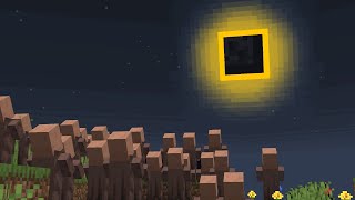 the solar eclipse, but in minecraft