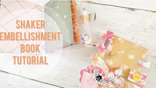 Craft WIth Me | Shaker Envelope Embellishment Book | Hidden Hinge Tutorial