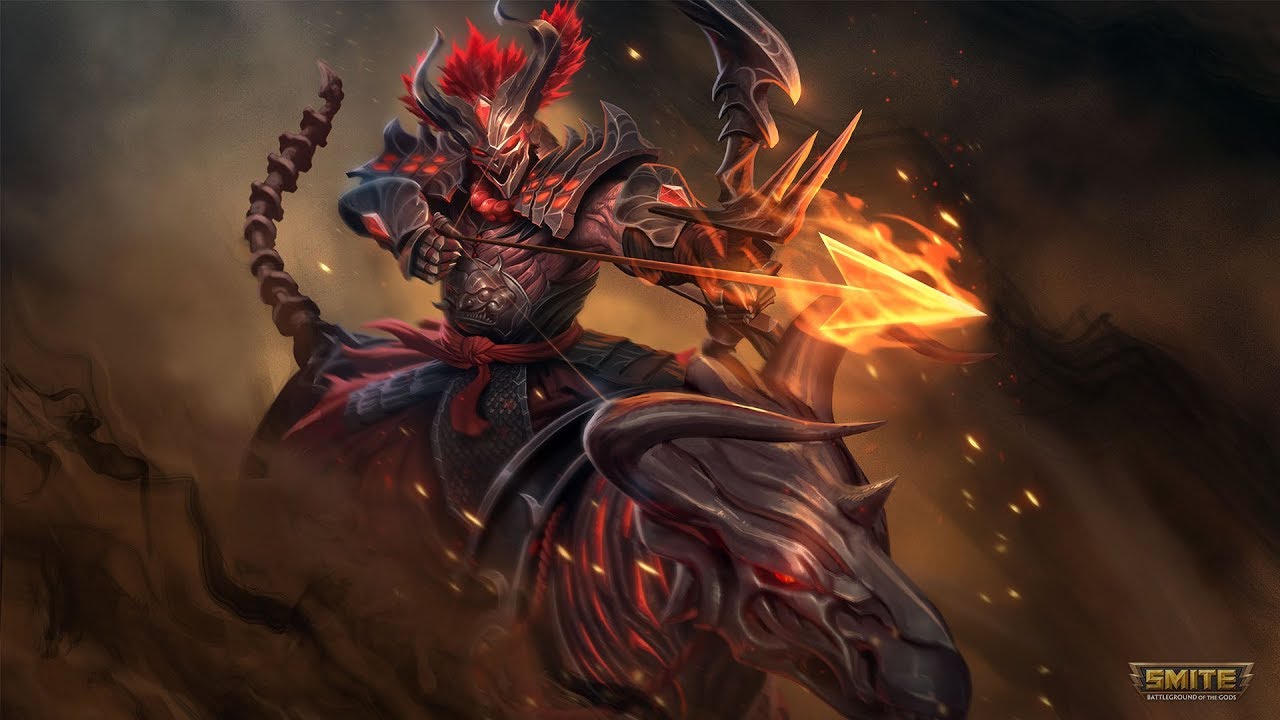 Smite 4.22 patch - Oni Musha Hachiman skin