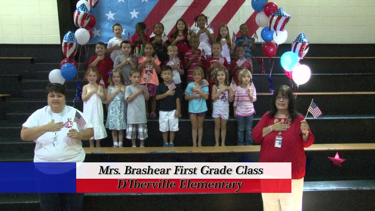 D'Iberville Elementary School Mrs. Brashear's First Grade Class YouTube
