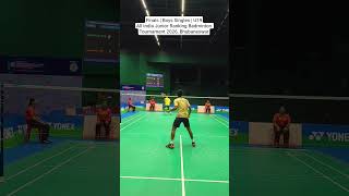 Final | Boys Singles | U19 | All India Junior Ranking Badminton Tournament 2026, Bhubaneswar Final | Boys Singles | U19 | All India Junior Ranking Badminton Tournament 2026, Bhubaneswar