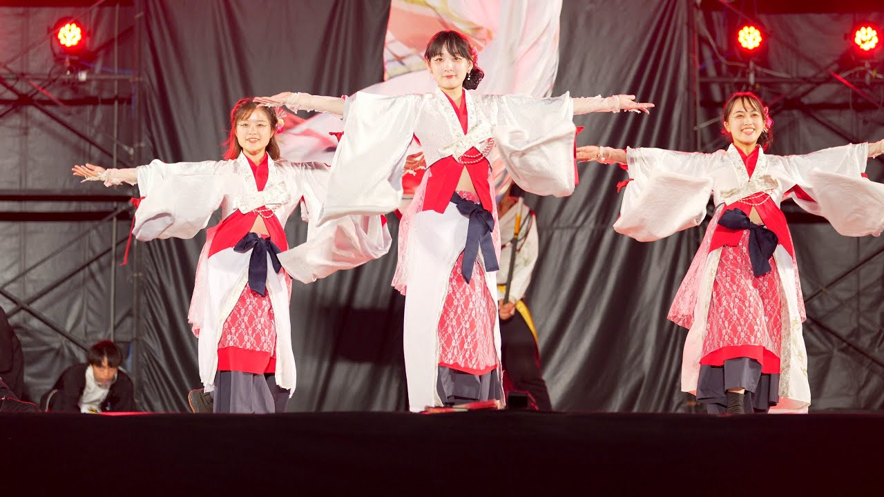 [4K] 彩ノ京-ハナノミヤコ-　【フィナーレ演舞】　こいや祭り 2022 日曜日 フィナーレ (中央)