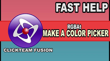 Fast Help - Make a color picker - Clickteam Fusion