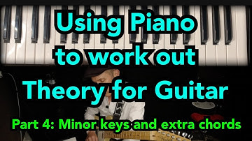 Using Piano to work out Theory for Guitar PART FOUR: Minor keys and extra chords