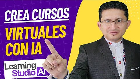 Crea cursos virtuales con Inteligencia artificial