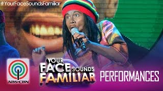 Video thumbnail of "Your Face Sounds Familiar: Melai Cantiveros as Blakdyak - "Modelong Charing""