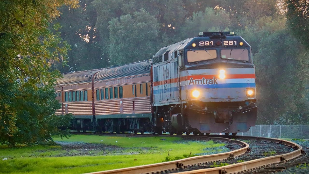 Amtrak F40 281 Back in Passenger Service - CSRM Polar Express!