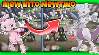 ORIGIN MEW TURNED INTO MEWTWO | POCKET ARENA #megamon screenshot 5