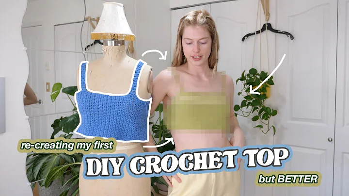 re-making my first crochet piece EVER (it's bad..)...