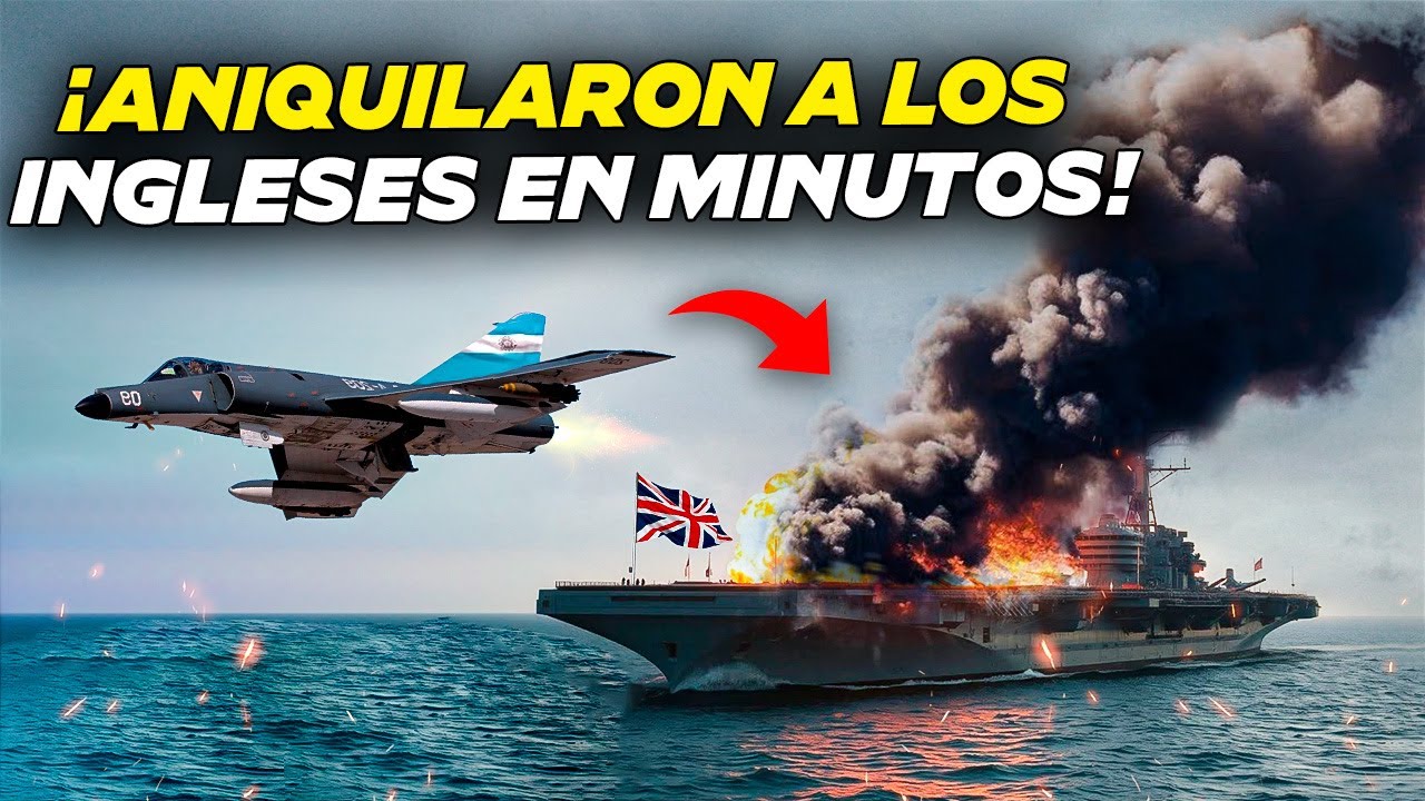 El brutal ATAQUE de Argentina que DESTRUYÓ y HUNDIÓ al Coventry en 20 minutos