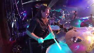 &quot;Bastille Day&quot; Rush Cover by YYNOT - Mike Hetzel DRUM CAM