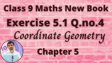TN 9th Maths Coordinate Geometry Exercise 5.1 Q.no.4 Plotting Points inCartesian Coordinate Plane