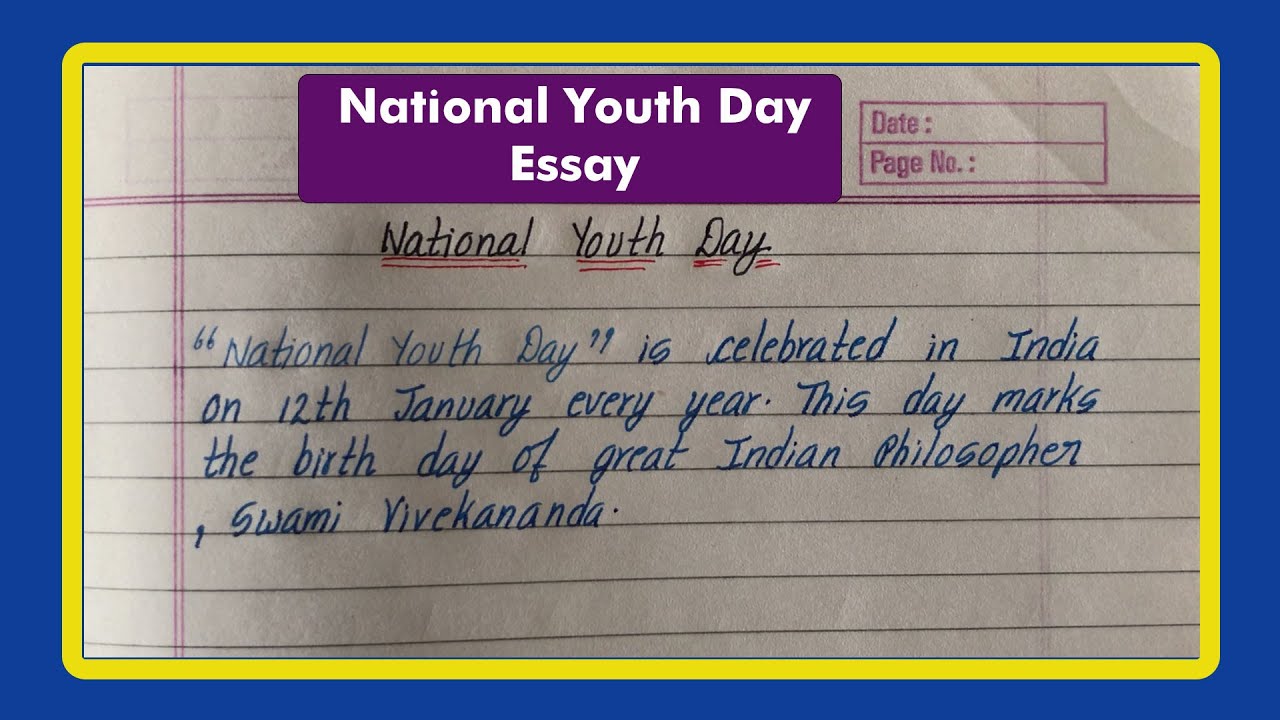 youth day essay 150 words