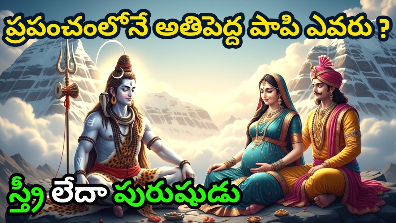 ప్రపంచంలోనే అతిపెద్ద పాపి ఎవరు? Story in telugu | telugu motivational story